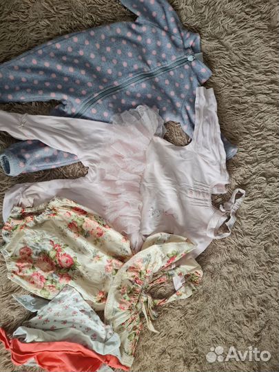 Вещи на девочку пакетом с 0 до 1.5 лет