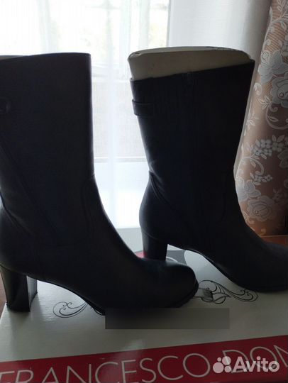 Полусапоги натуральная кожа 39 40 размер