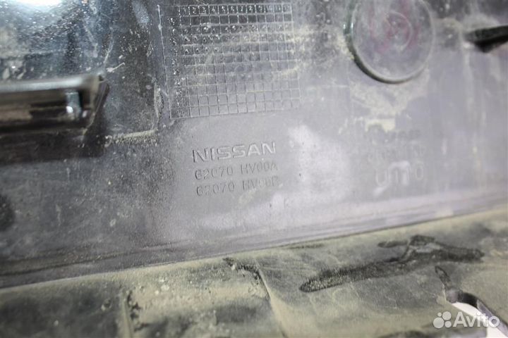 Накладка переднего бампера под номер Nissan Qash