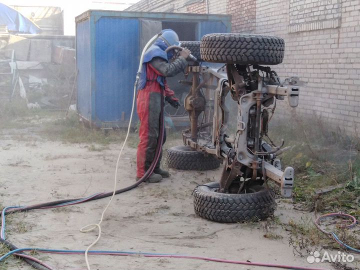 Пескоструйная обработка / Выездной пескоструй