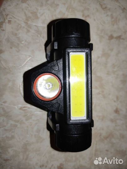 Налобный фонарик аккумуляторный с магнитом