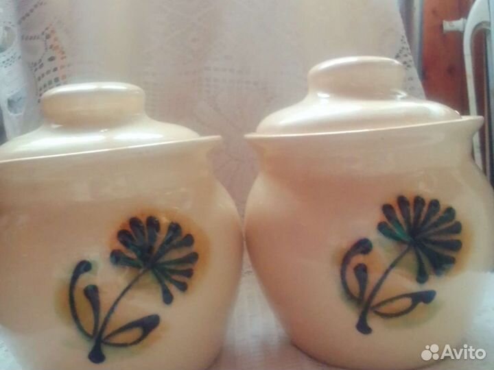 Керамическая посуда.Горшочки для запекания