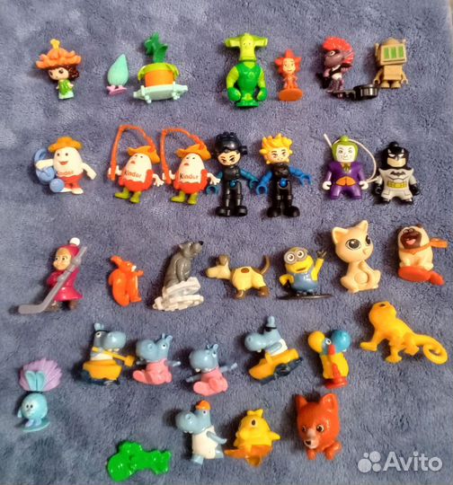 Игрушки из киндер сюрприза завры