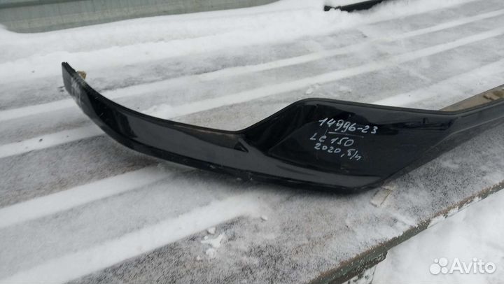 Спойлер переднего бампера Toyota Prado