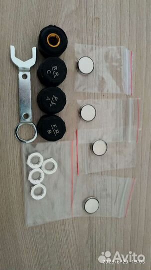 Внешние датчики давления шин 4 шт