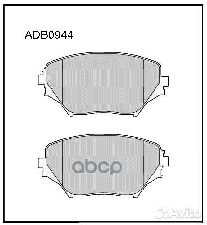 Колодки тормозные дисковые передние Allied Nipp
