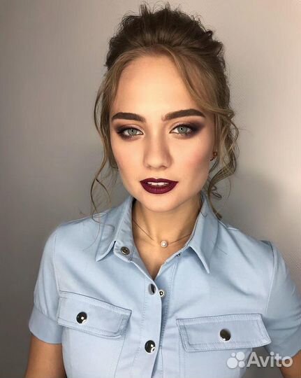 Прическа и макияж в студии