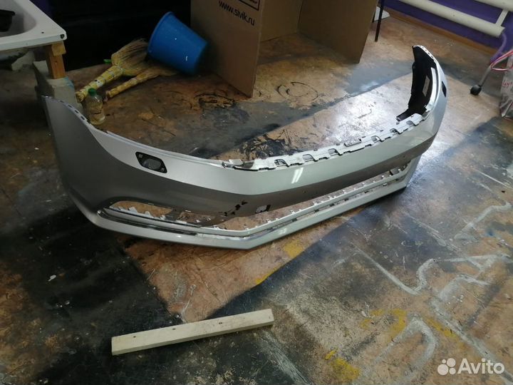Бампер передний фольцваген джетта 6 рестайл с 2016