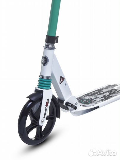 Самокат городской с двумя амортизаторами