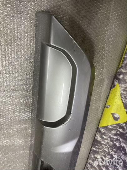 Накладка заднего бампера Rio Рио 4 2020г X-Line