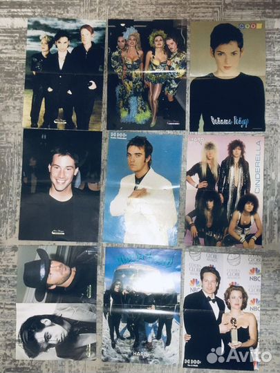 Постеры (плакаты) рок и поп групп