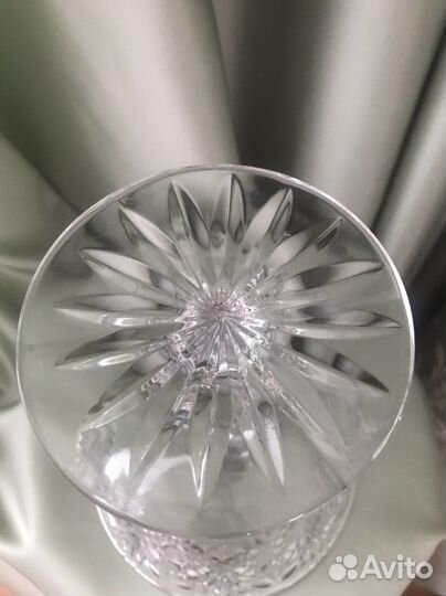 Хрустальная ваза на ножке СССР