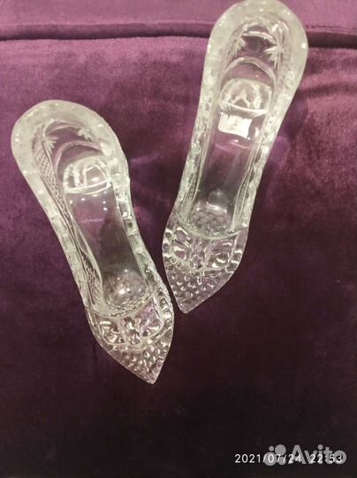 Сувенир хрустальные туфельки