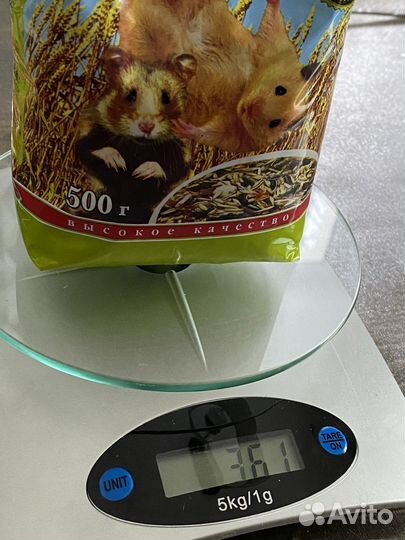 Корм для хомяков