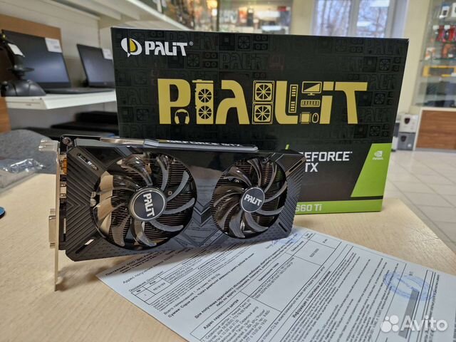 Видеокарта Palit GeForce GTX 1660 Ti Dual 6GB