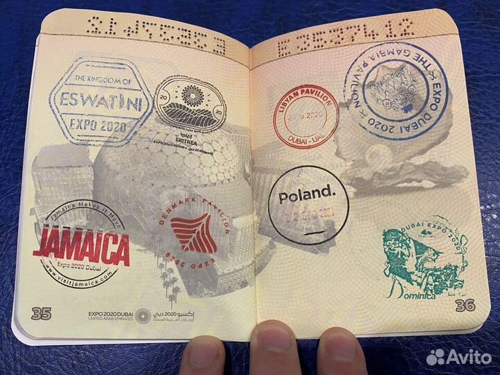 Печати expo 2020 заполненный все страницы