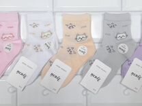 Носки Котики для девочки новые размеры 25-31