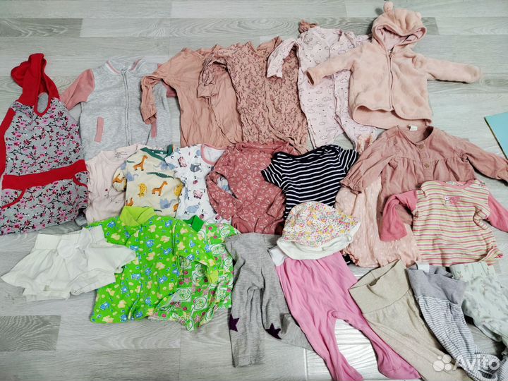 Одежда для девочки пакетом, 68-74