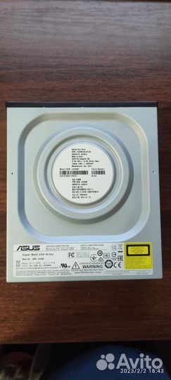 Оптический привод DVD-RW asus DRW-24D5MT/BLK/B/AS