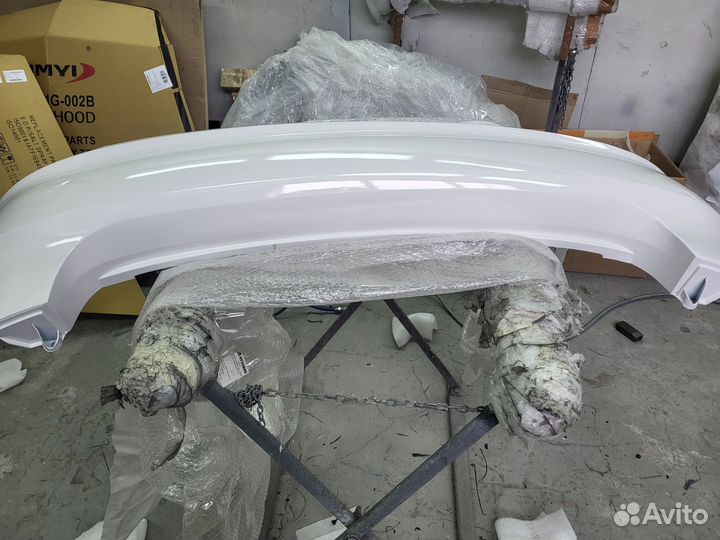 Бампер задний Skoda Fabia 2 07-14