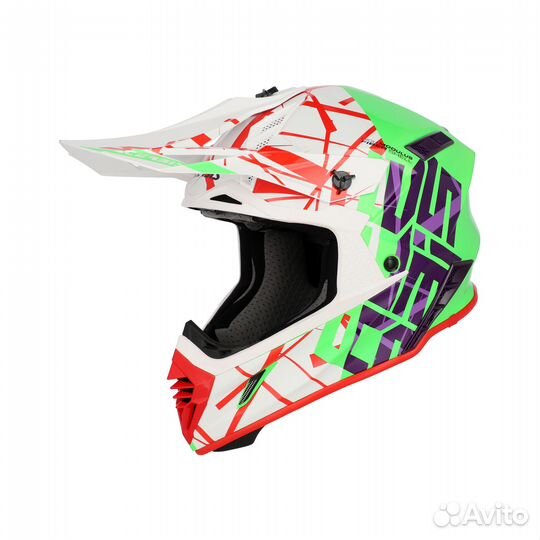Композитный Шлем Acerbis X-track 22-06 Green/White