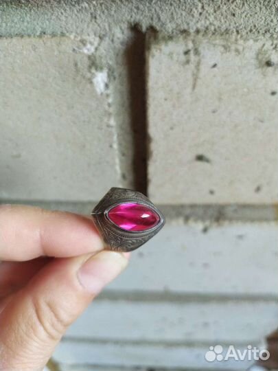 Серебряное кольцо СССР винтаж