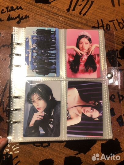 Биндер для карт k pop(4карты в подарок)