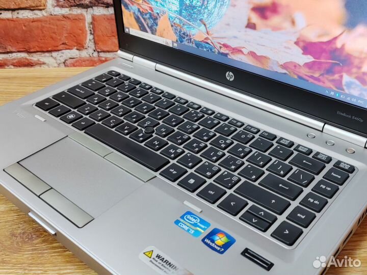 Домашний Ноутбук 8gb HD14 Core i5 SSD HP EliteBook