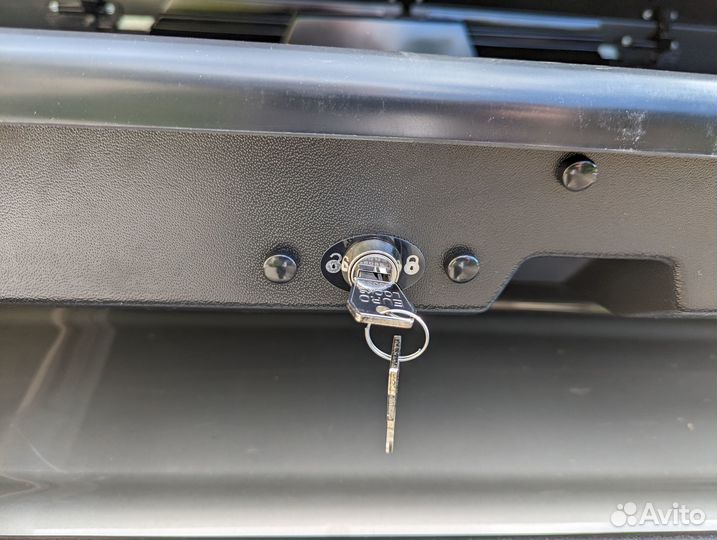 Автобокс на крышу Турино 410л, 177х46х81, черный