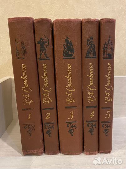 Роберт Льюис Стивенсон Собрание сочинений 5 томов