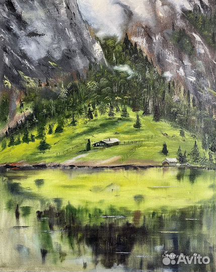 Картина масло/ холст Пейзаж