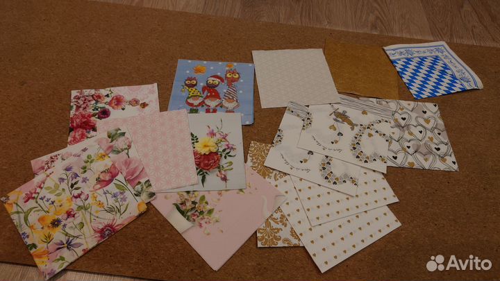 Салфетки для декупажа пачкой 20 шт