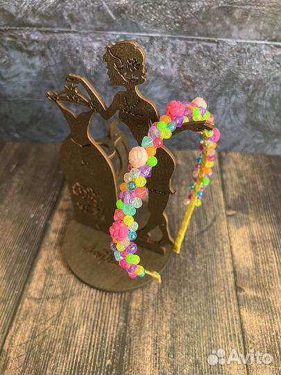 Ободок для волос со стразами