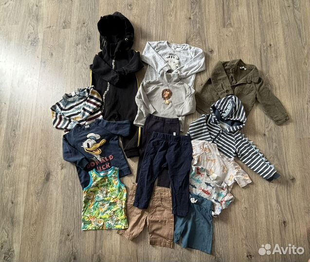 Пакет вещей на мальчика 86-104 hm.zara