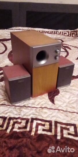 Колонки для компьютера с сабвуфером б/у