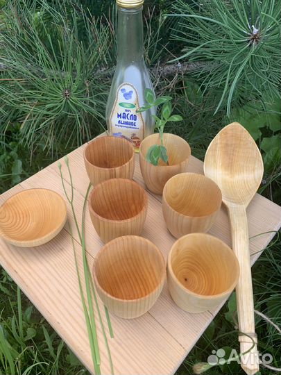 Набор стопок из массива липы