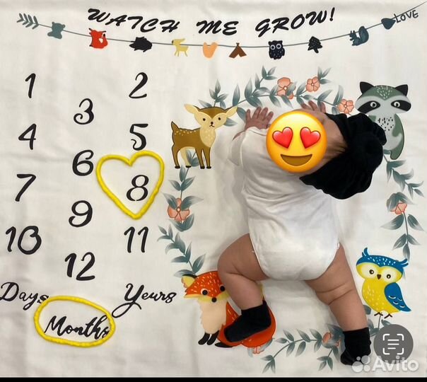 Коврик для фото малышей