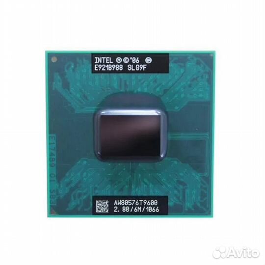 Б/у процессор Core2Duo T9600, slg9f