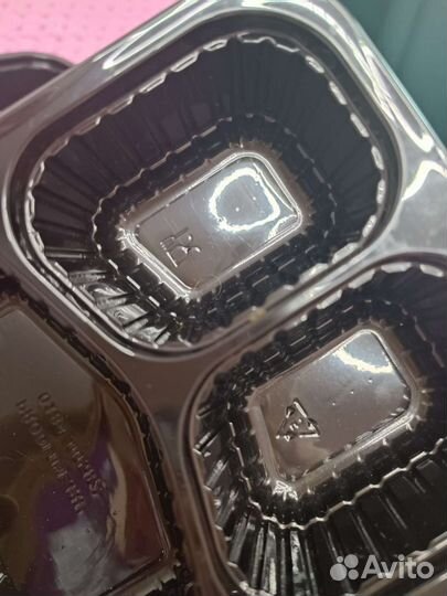 Контейнер пищевой пластик гроуфуд чёрный