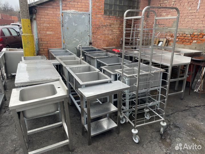Столы мойки шпильки котломойки стеллажи из нерж