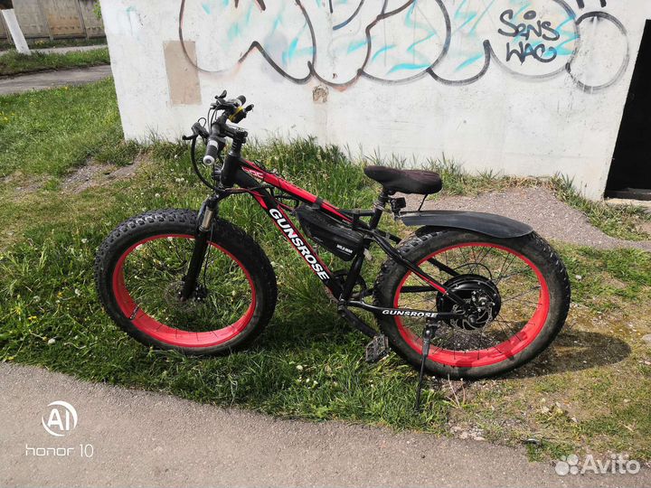 Электровелосипед фетбайк бу