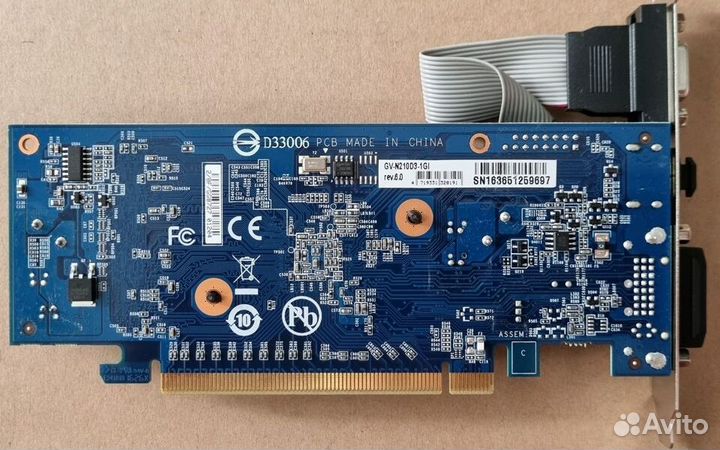 Видеокарта gigabyte nvidia GeForce 210, GV-N210D3
