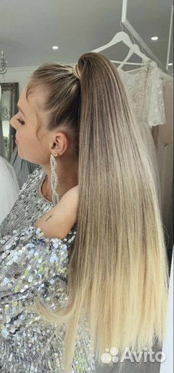 Накладные хвосты /хвосты на резинке/шиньоны