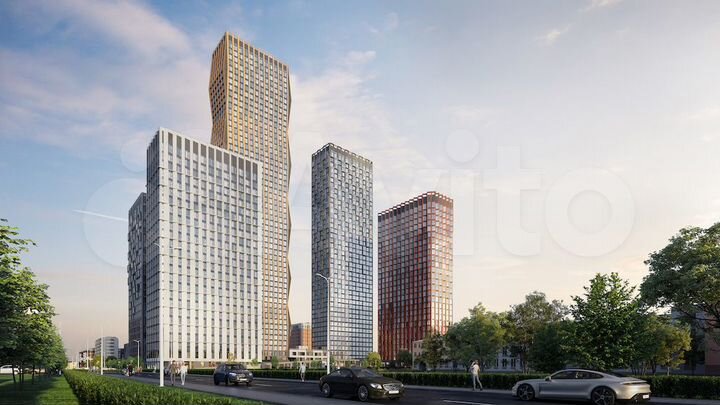 2-к. квартира, 66,4 м², 14/28 эт.