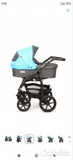 Детская коляска 2 в 1 babyton рокки Польша