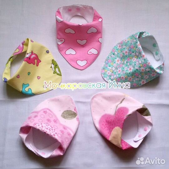 Слюнявчик нагрудник непромокаемый бандана