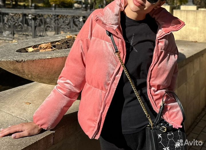 Куртка бархатная xs
