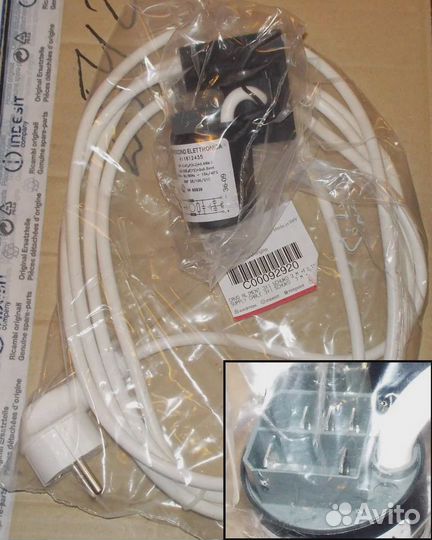 Фильтр сетевой с кабелем 3M+R.I.S (вилка евро) тип