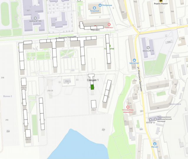 2-к. квартира, 63,6 м², 7/17 эт.