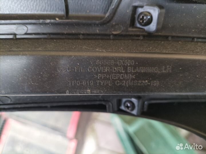 Решетка в бампер kia рио